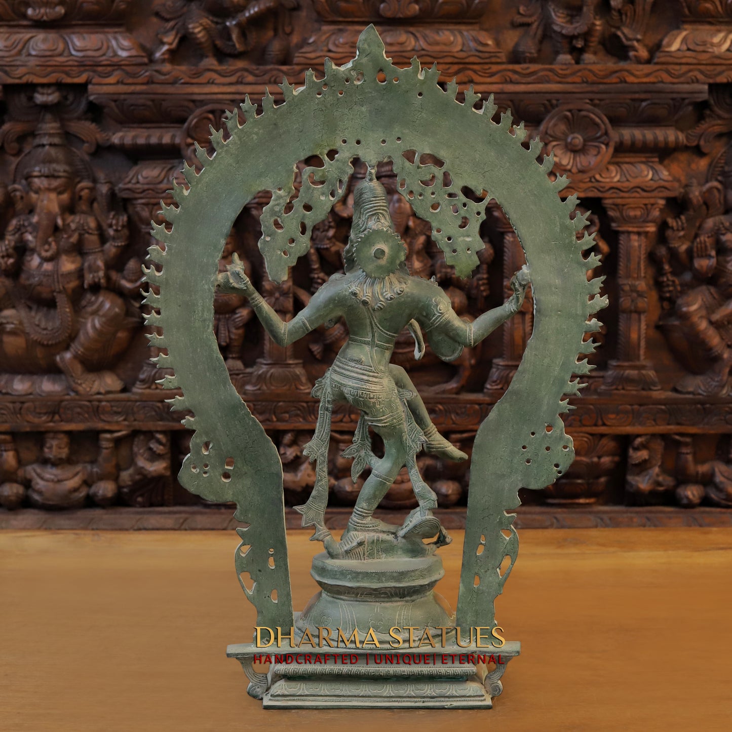 Brass Nataraja, Antique Finish, 25"