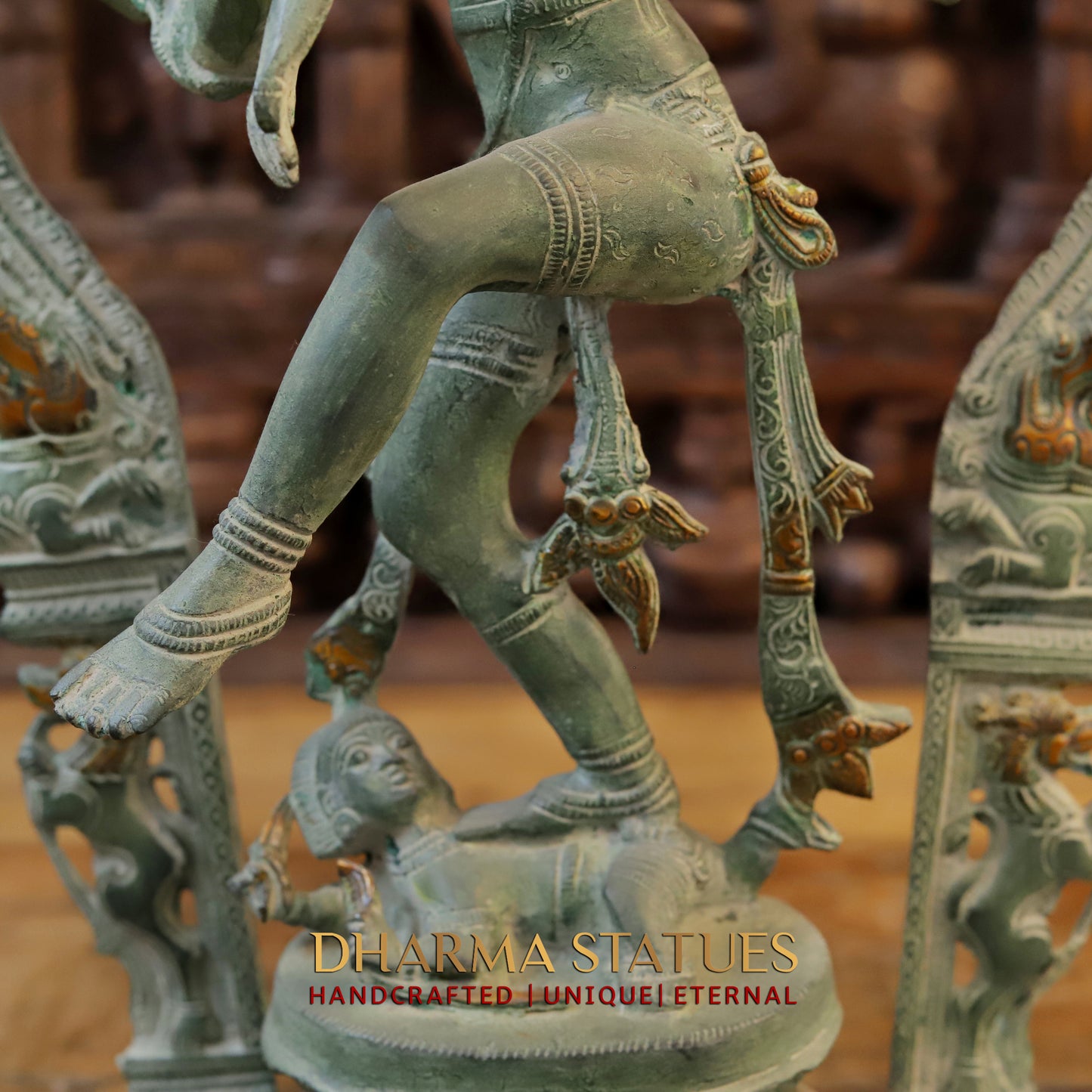 Brass Nataraja, Antique Finish, 25"