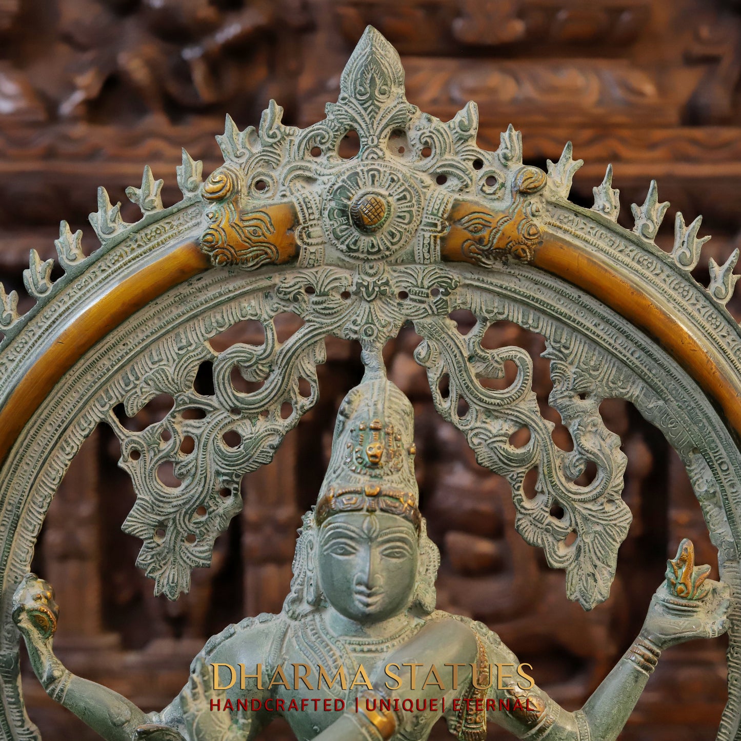 Brass Nataraja, Antique Finish, 25"