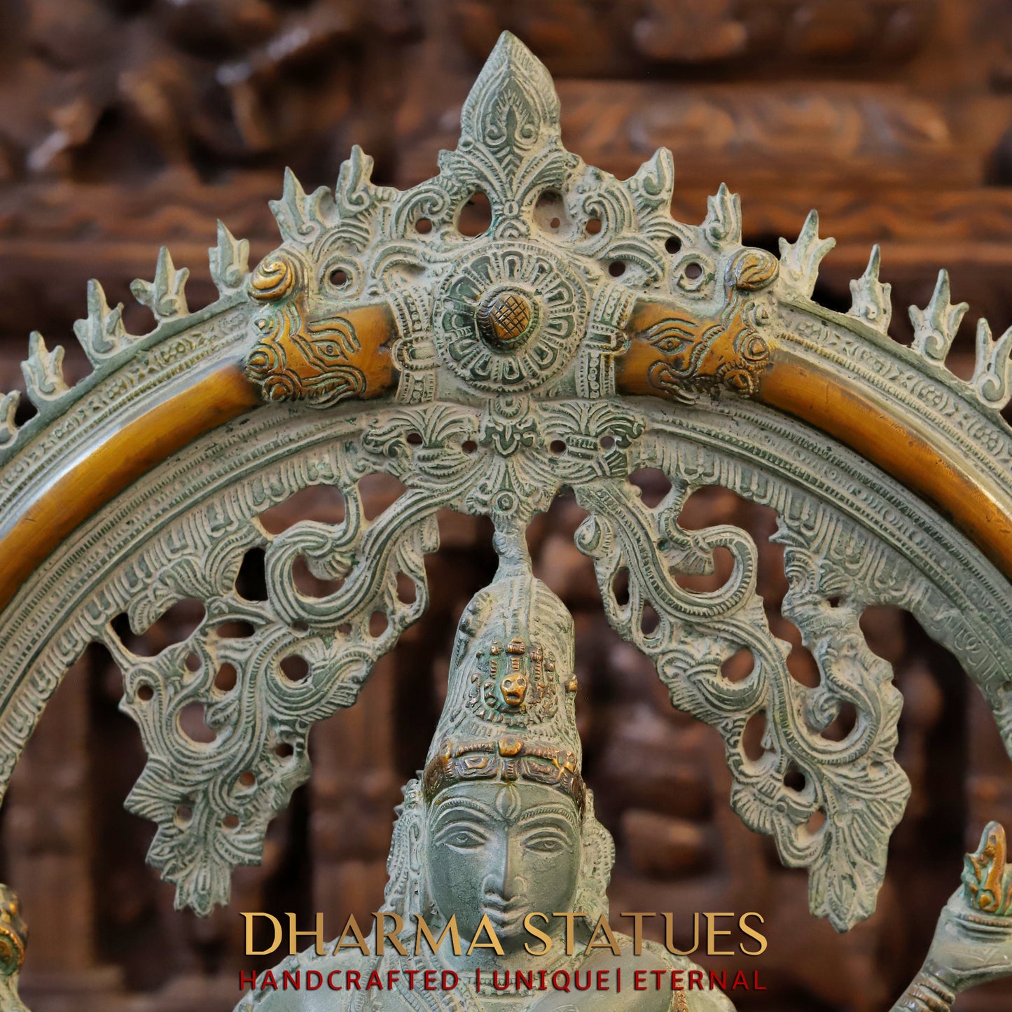 Brass Nataraja, Antique Finish, 25"