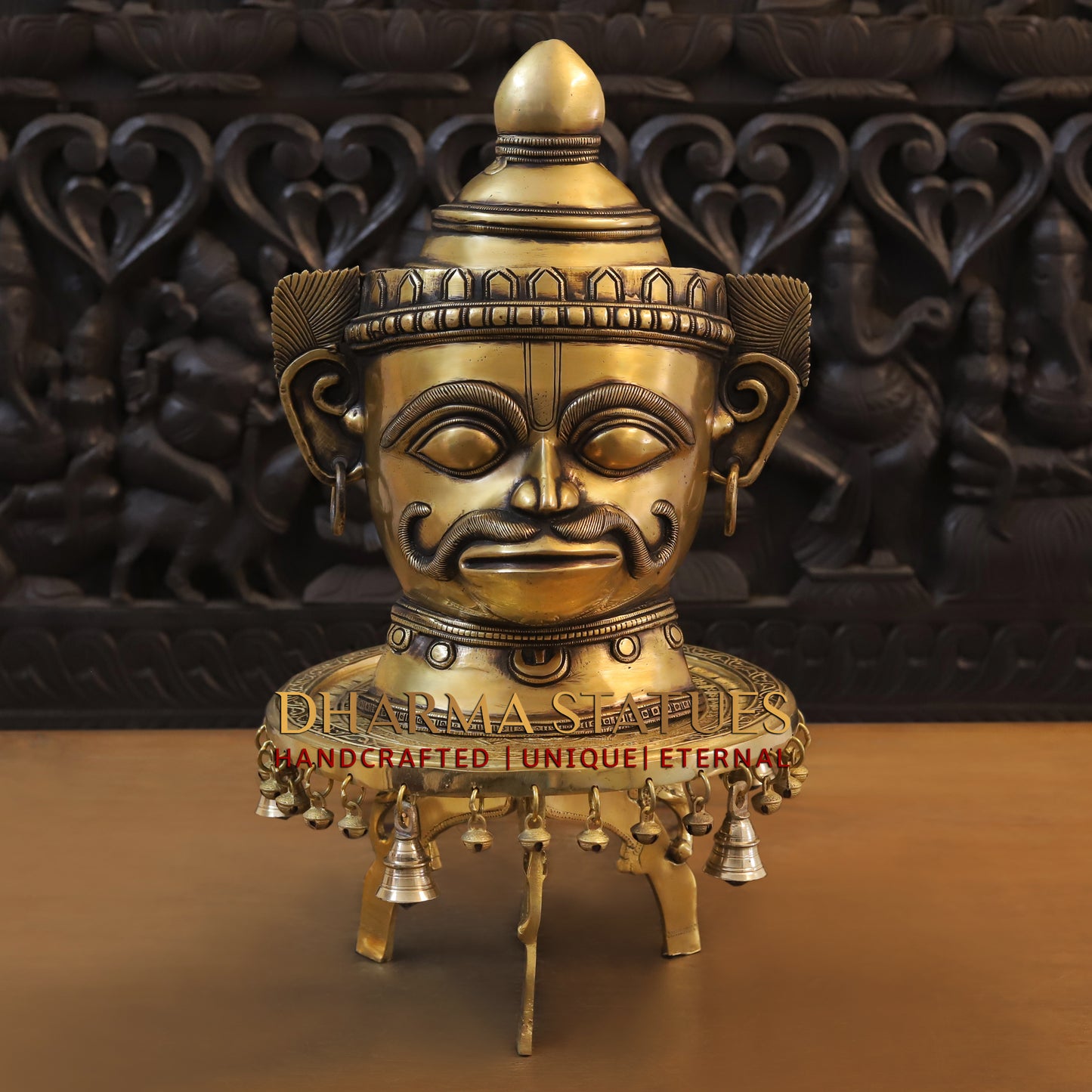 Brass Shiva, Fine Gold Finish, 14"