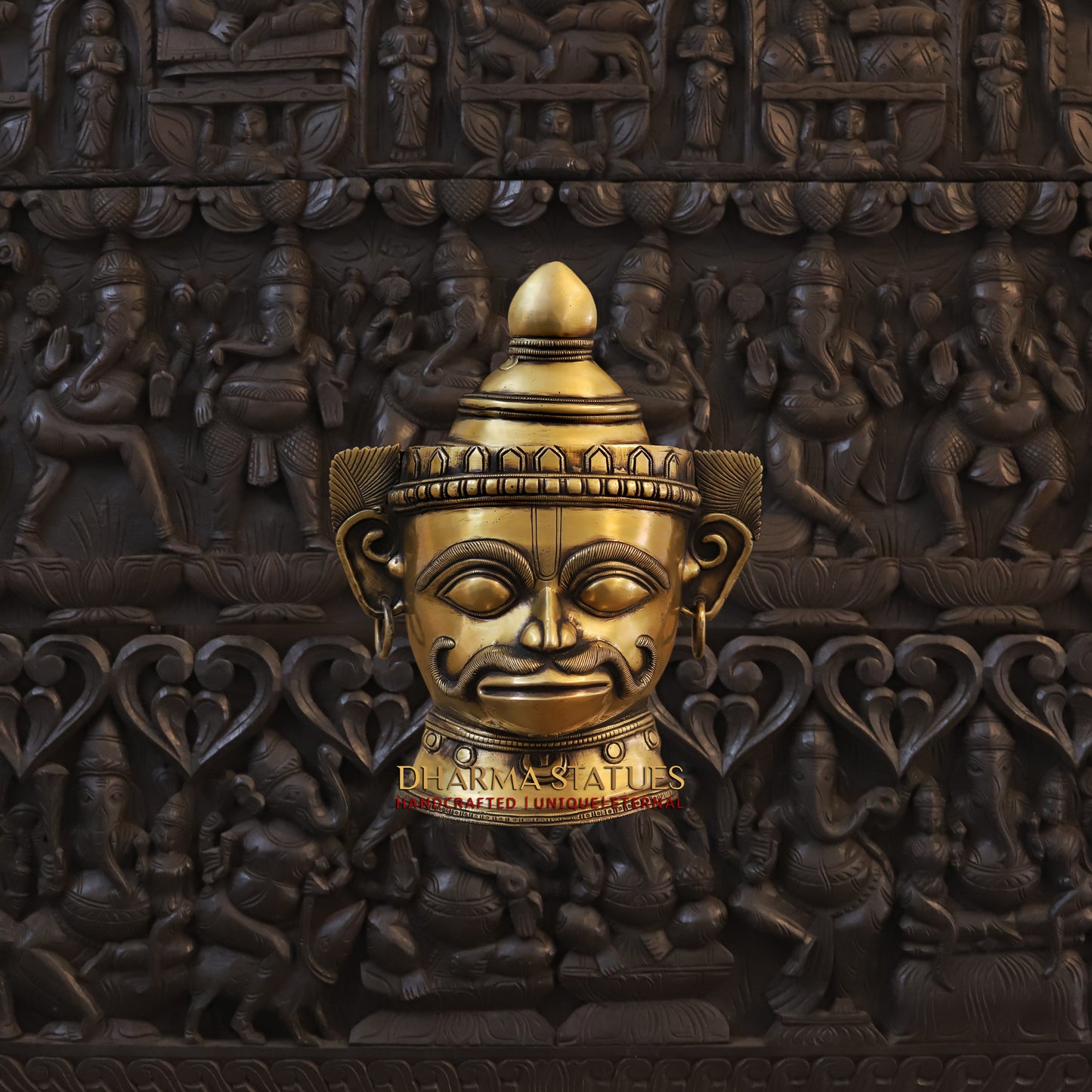 Brass Shiva, Fine Gold Finish, 14"