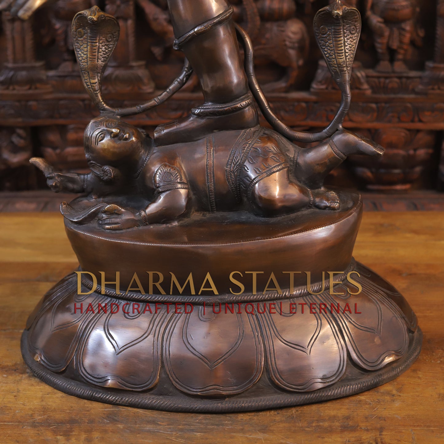 Brass Dancing Nataraja –Shiva's Dance of Cosmic Balance, Bronze Finish, 41"