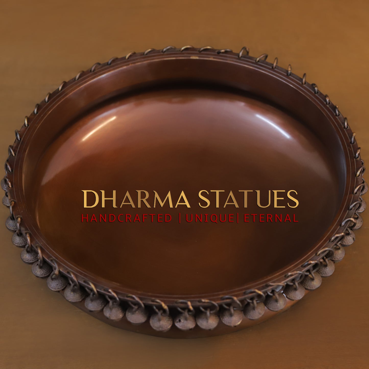 Brass Urli, Copper Finish, 4"