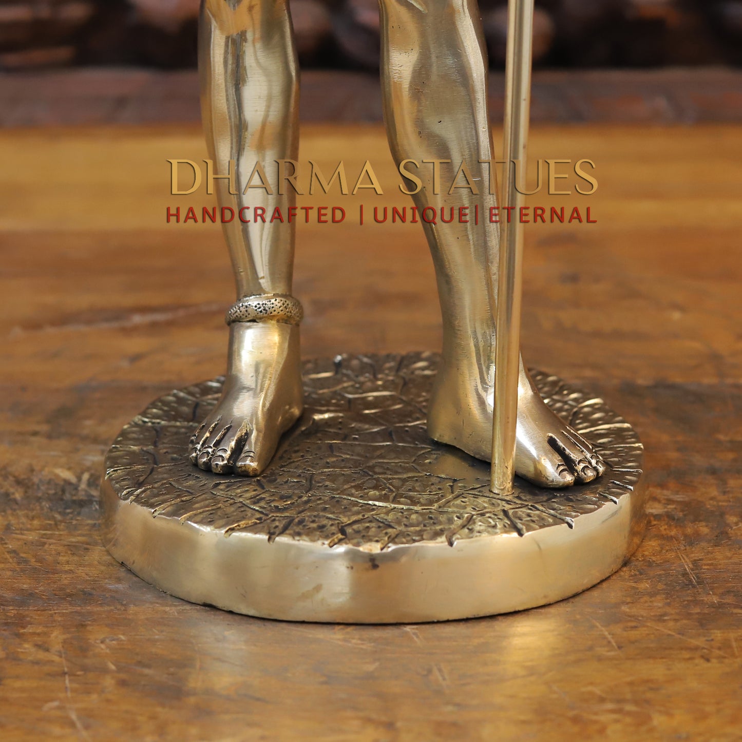 Brass Shiva Standing, Golden Finish, 26"