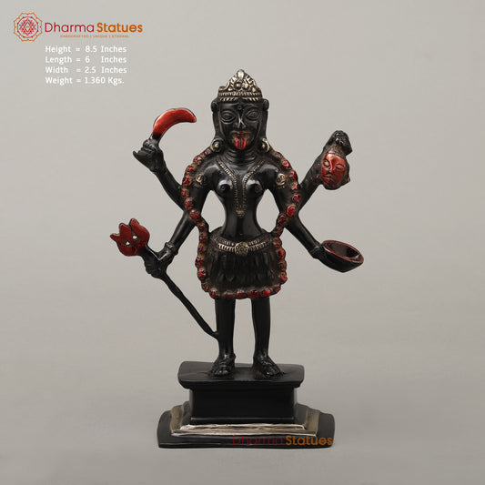 Brass Kali, Black Finish, 8.5"