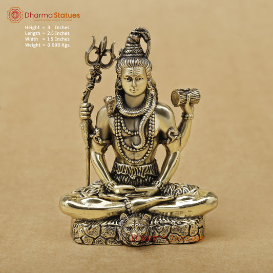 Brass Shiva Fine, 3"