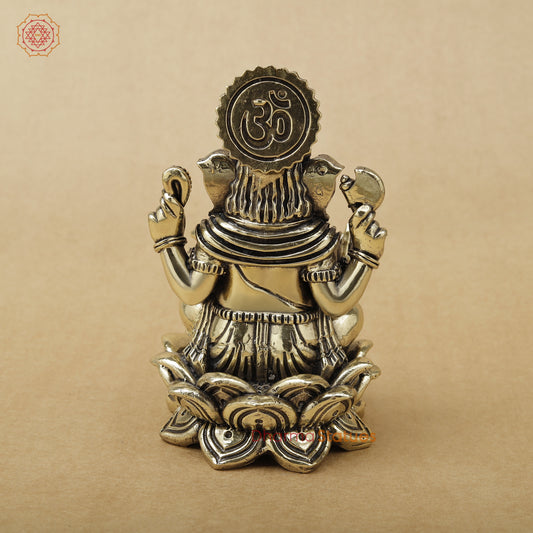 Brass Ganesh Fine, 6"