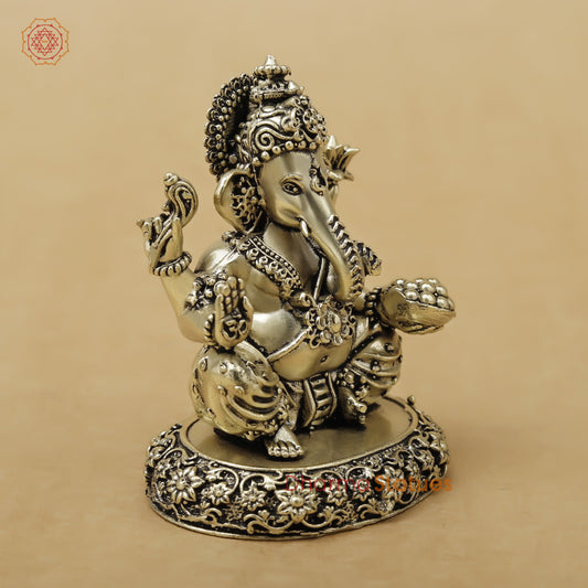 Brass Ganesh Fine, 3"