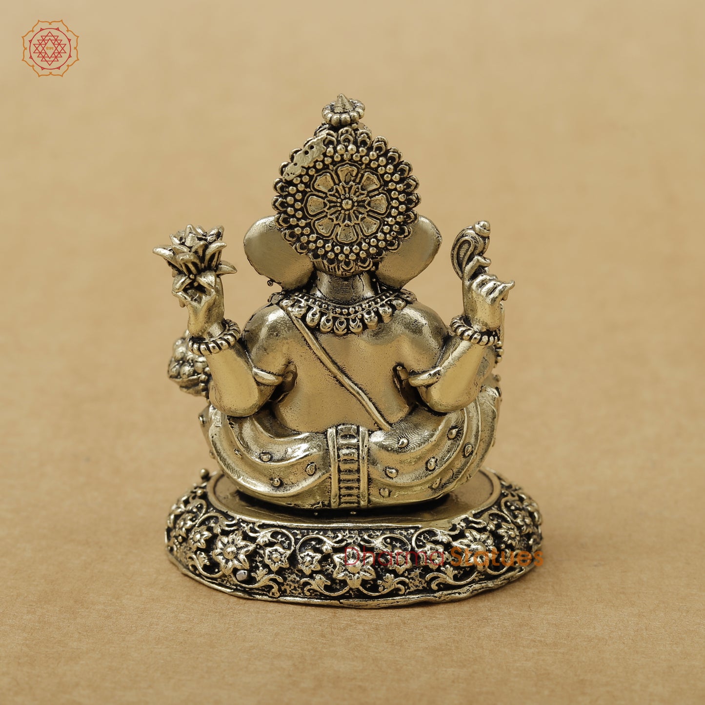 Brass Ganesh Fine, 3"