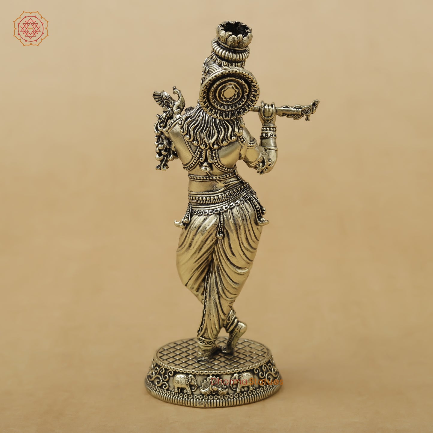 Brass Krishna Fine, 5.5"