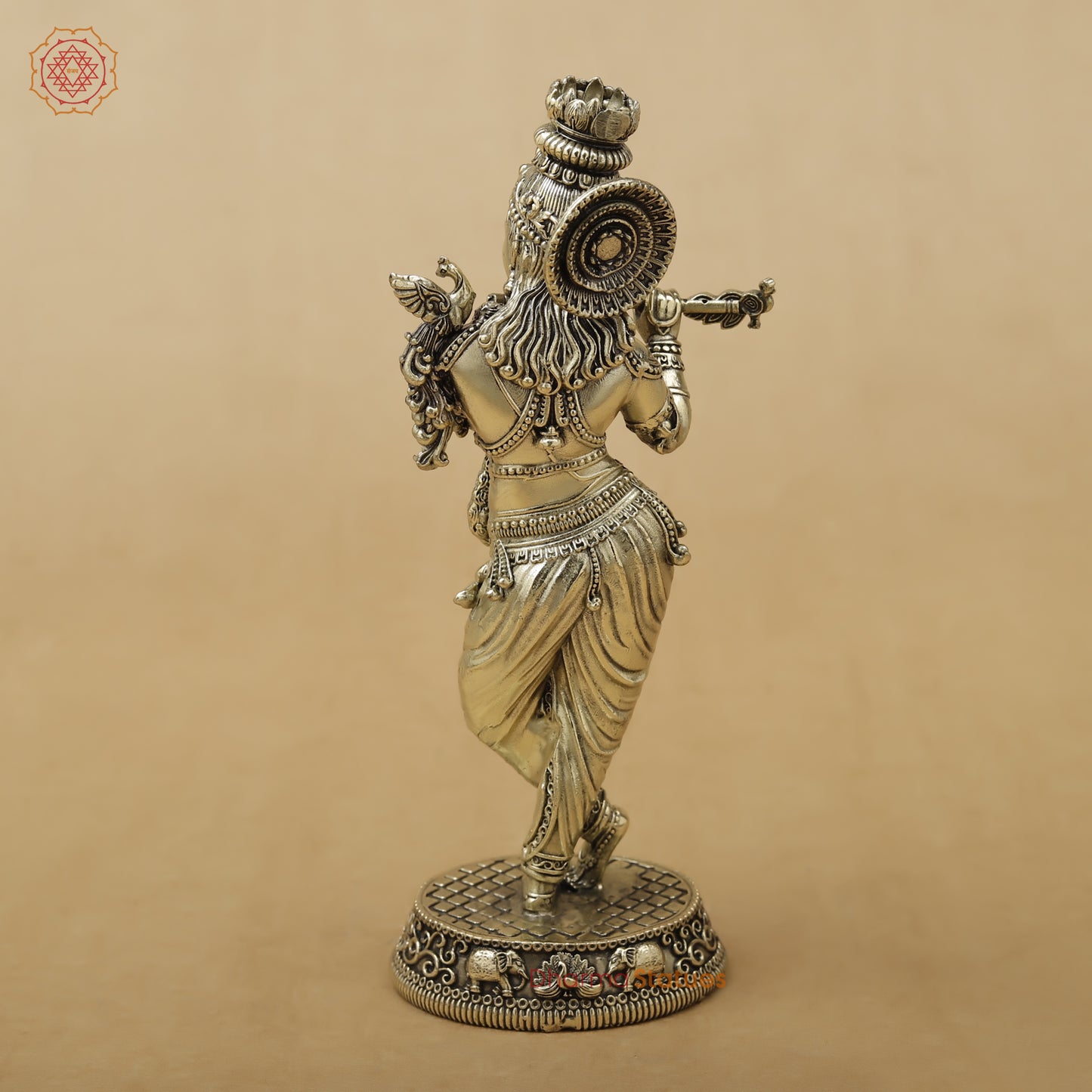 Brass Krishna Fine, 6.5"