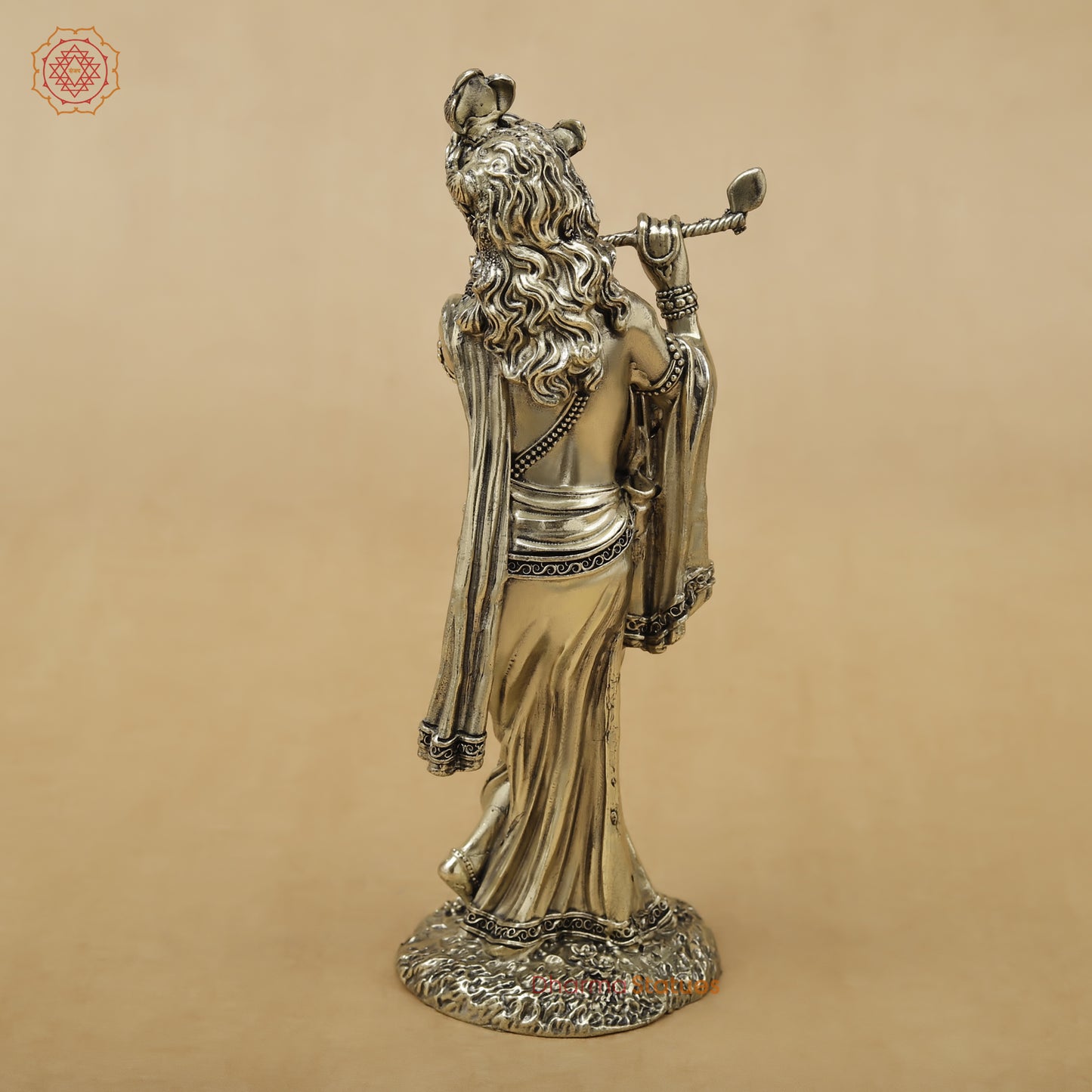 Brass Krishna Fine, 8"