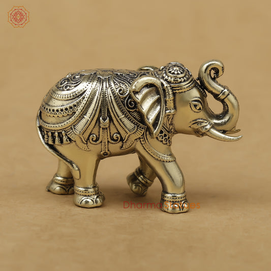 Brass Elephant Fine, 2"