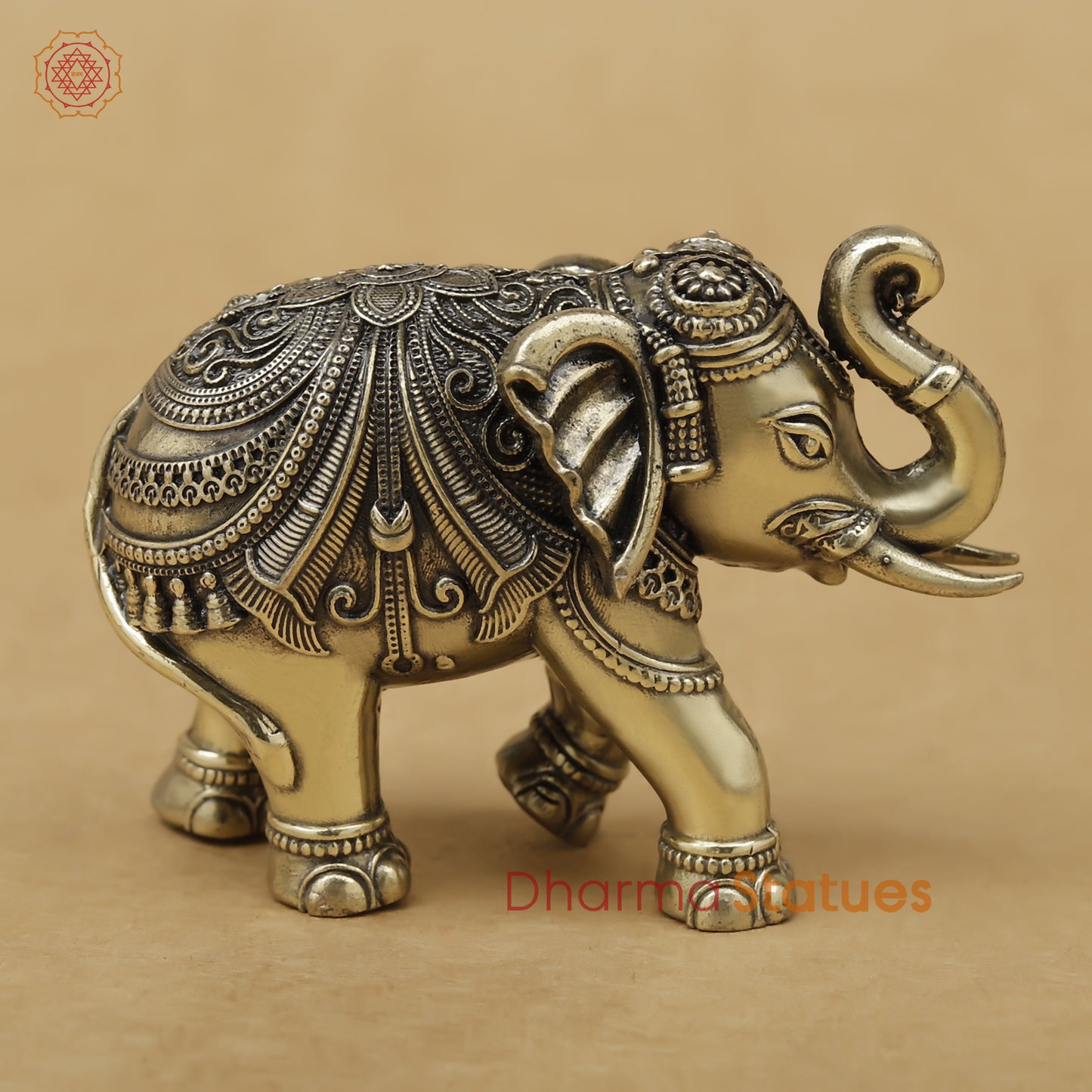 Brass Elephant Fine, 2.5"