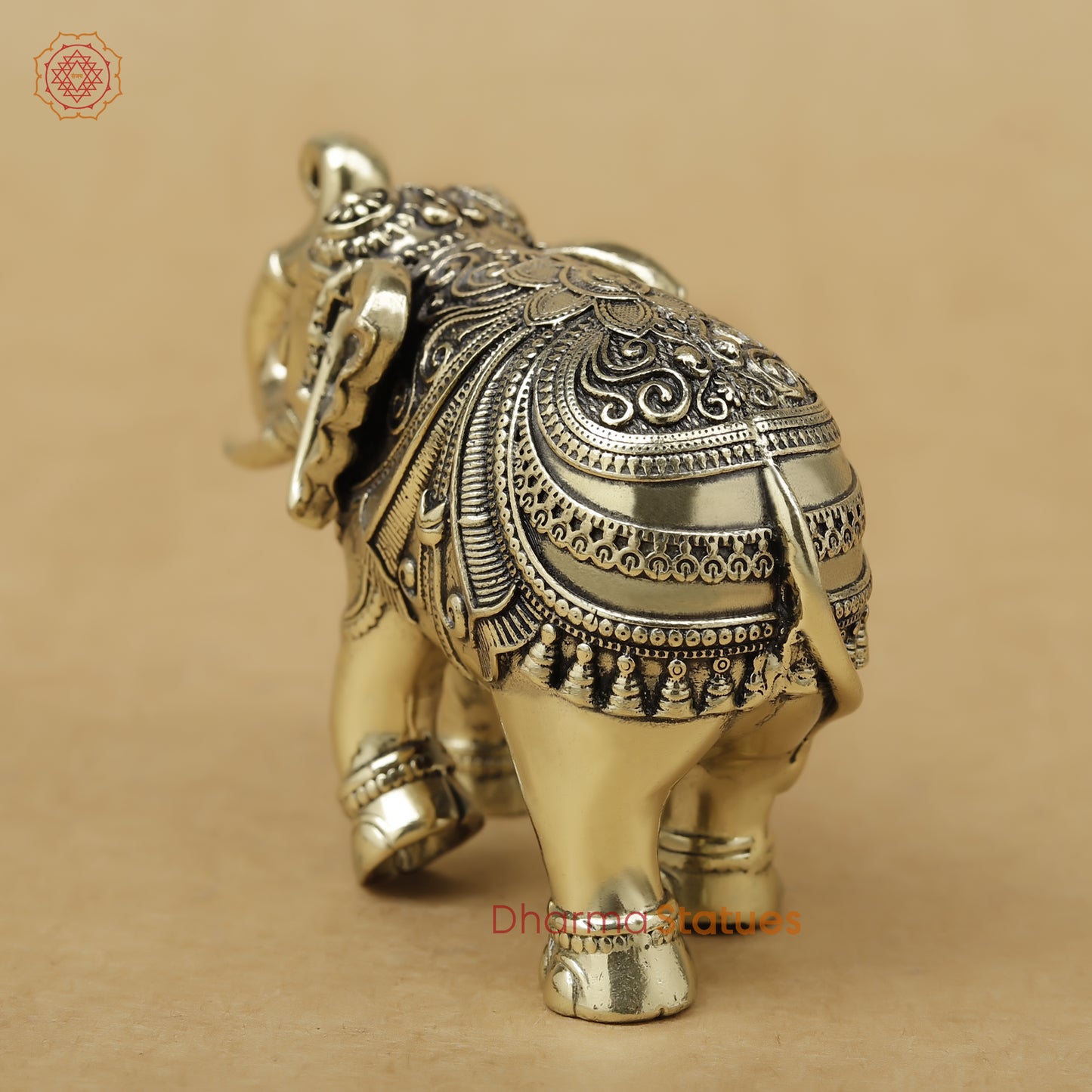 Brass Elephant Fine, 3"