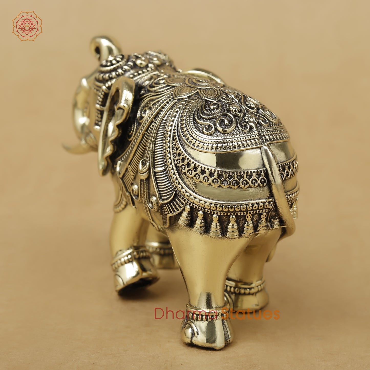 Brass Elephant Fine, 3"