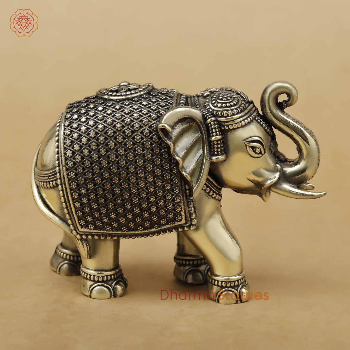 Brass Elephant Fine, 3"