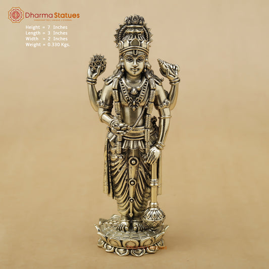 Brass Vishnu Fine, 7"