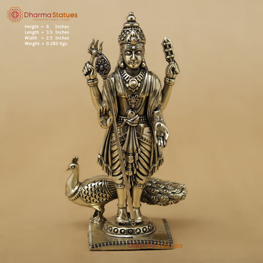 Brass Kartikeya Fine, 6"