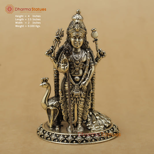 Brass Kartikeya Fine, 4"