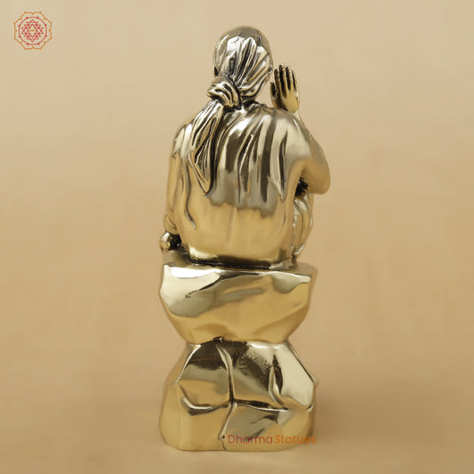 Brass Sai Baba Fine, 6"