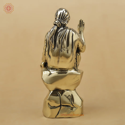 Brass Sai Baba Fine, 4"