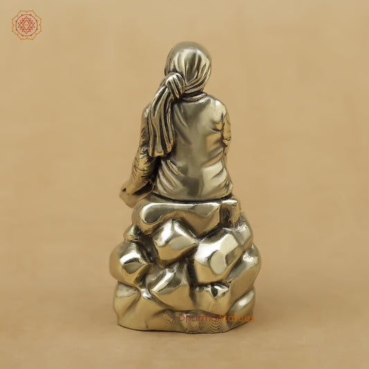Brass Sai Baba Fine, 3"