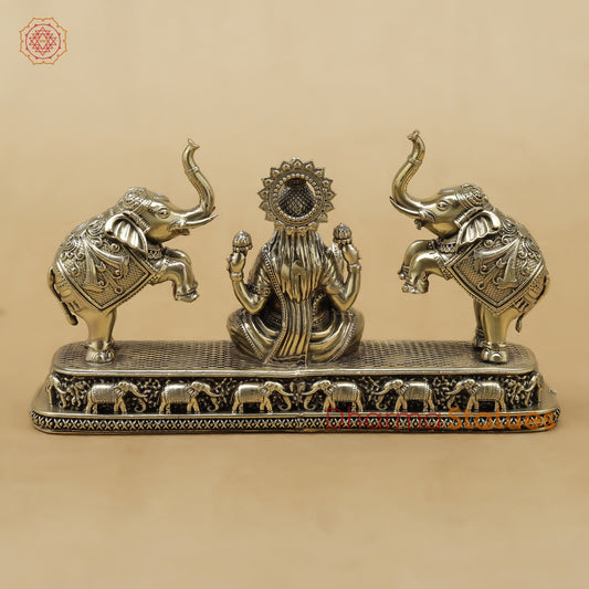 Brass Gajalakshmi Fine, 4.5"