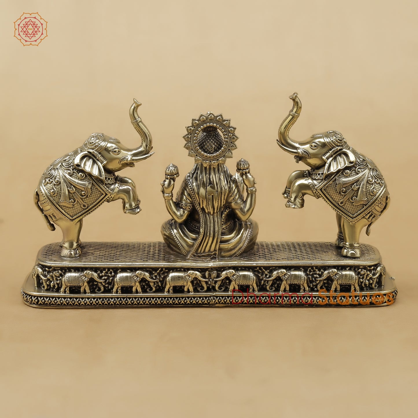 Brass Gajalakshmi Fine, 4.5"