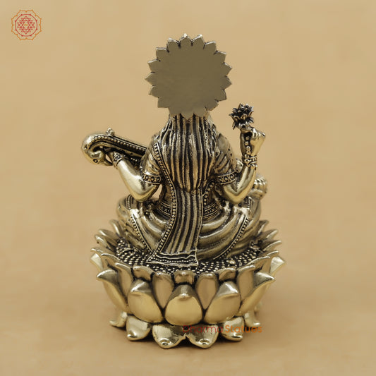 Brass Saraswati Fine, 3.5"