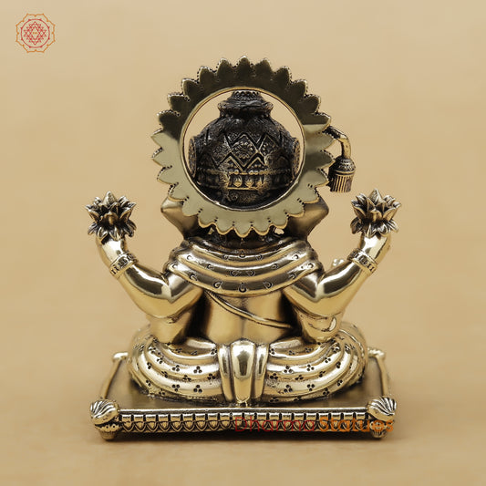 Brass Ganesh Fine, 3"