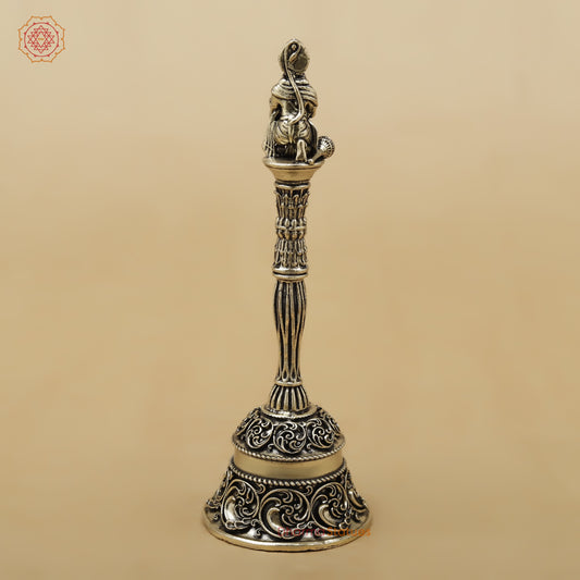 Brass Hanuman Bell Fine, 5.5"