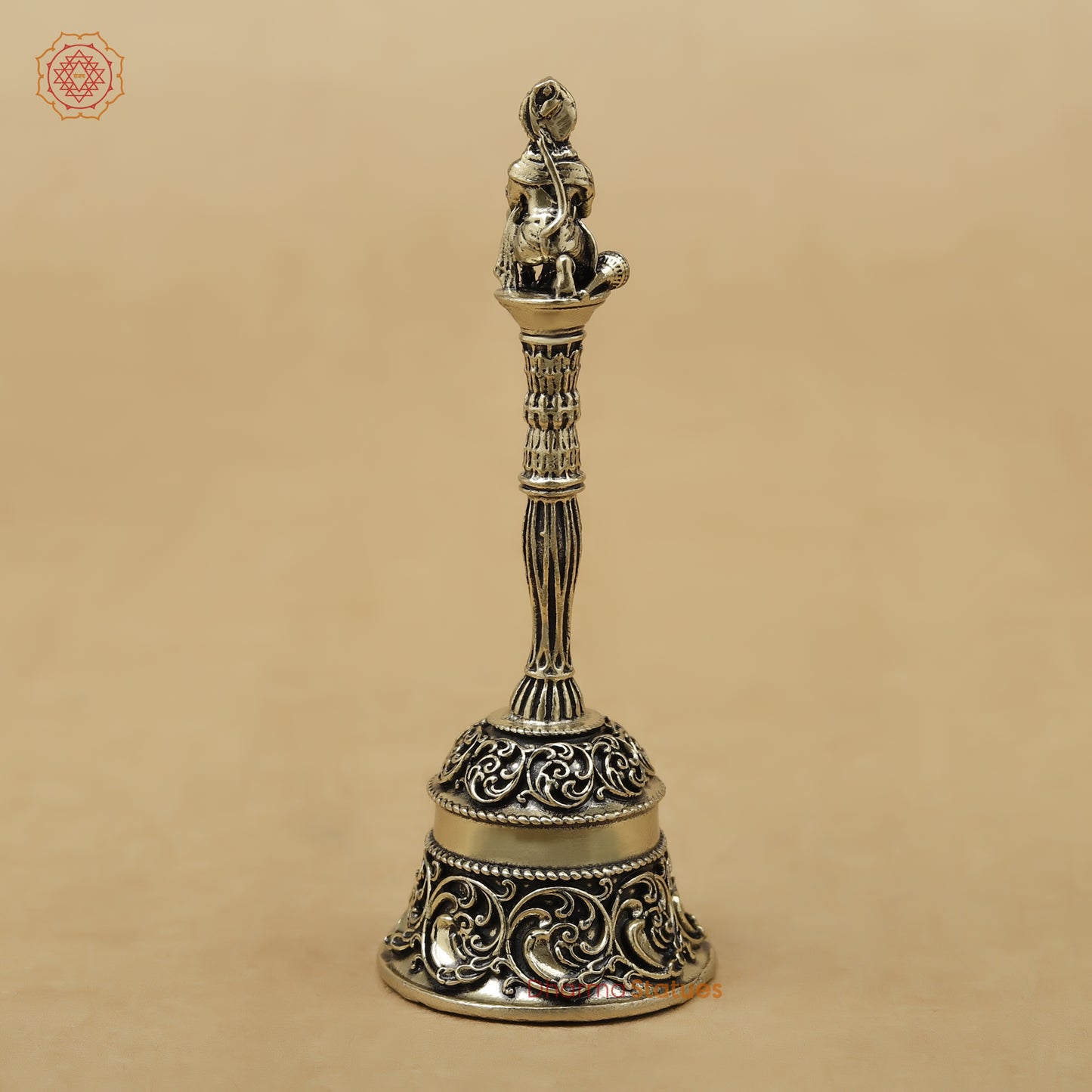 Brass Hanuman Ghanti (Bell), 4"
