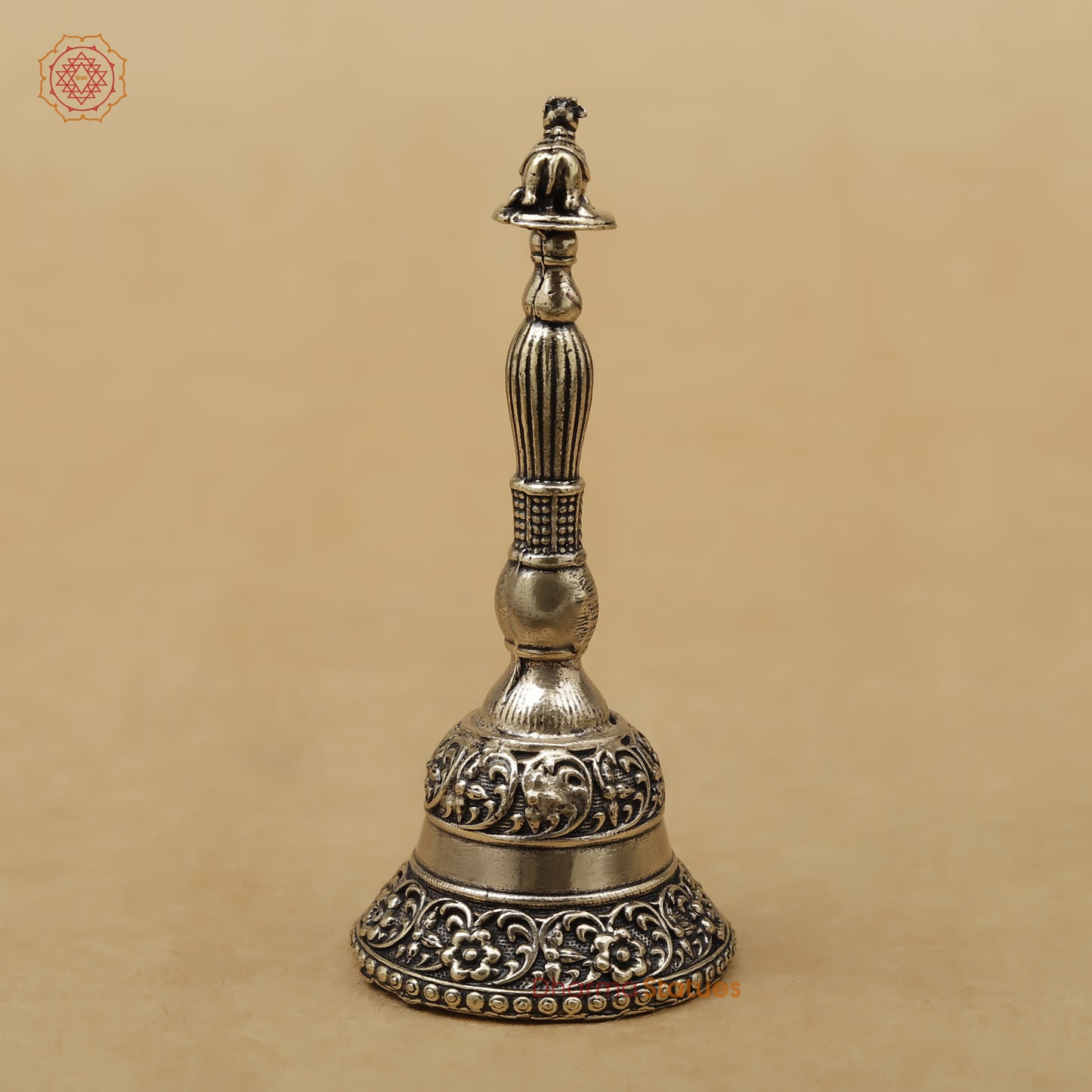 Brass Shankh Ghanti (Bell), 3.5"