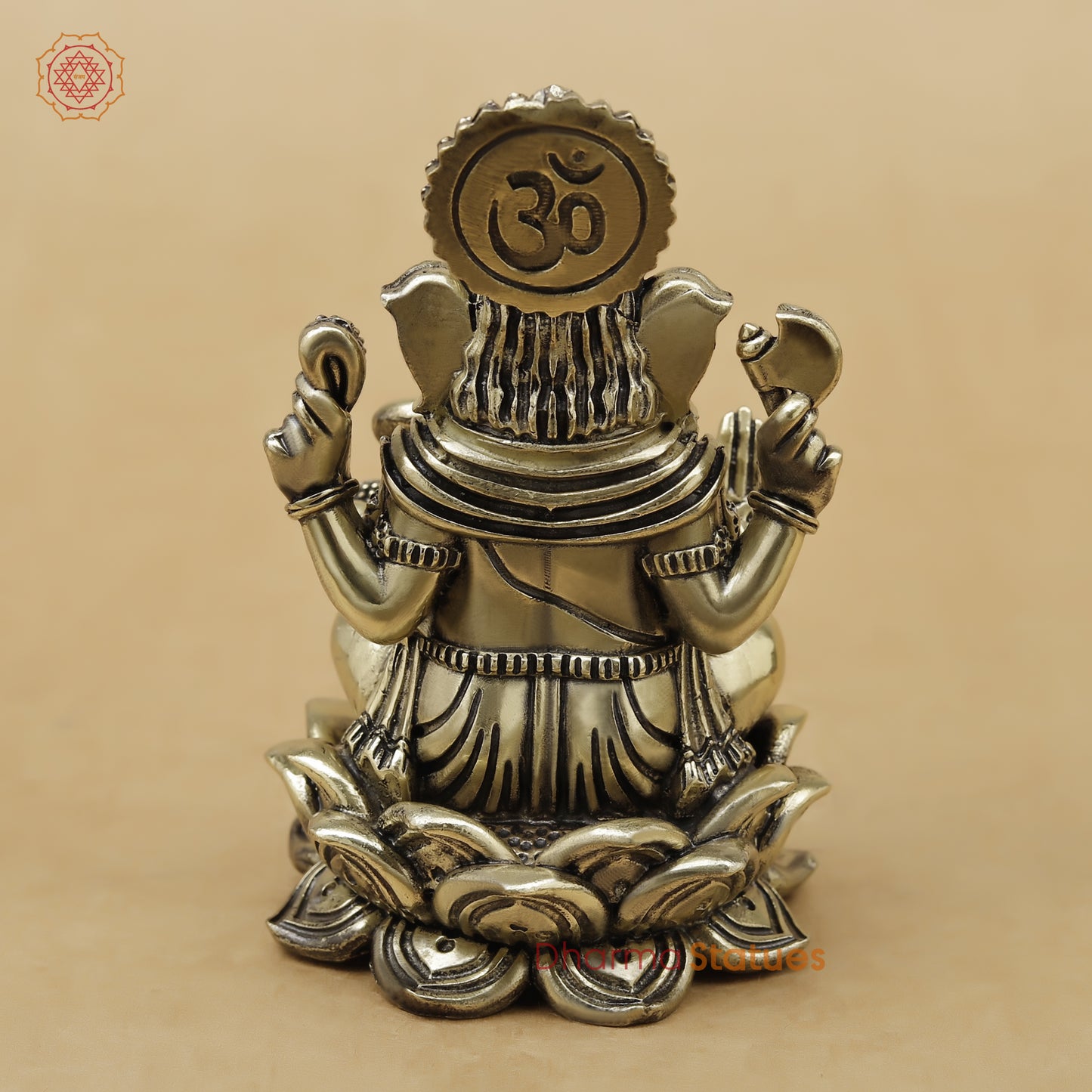 Brass Ganesh Fine, 4"