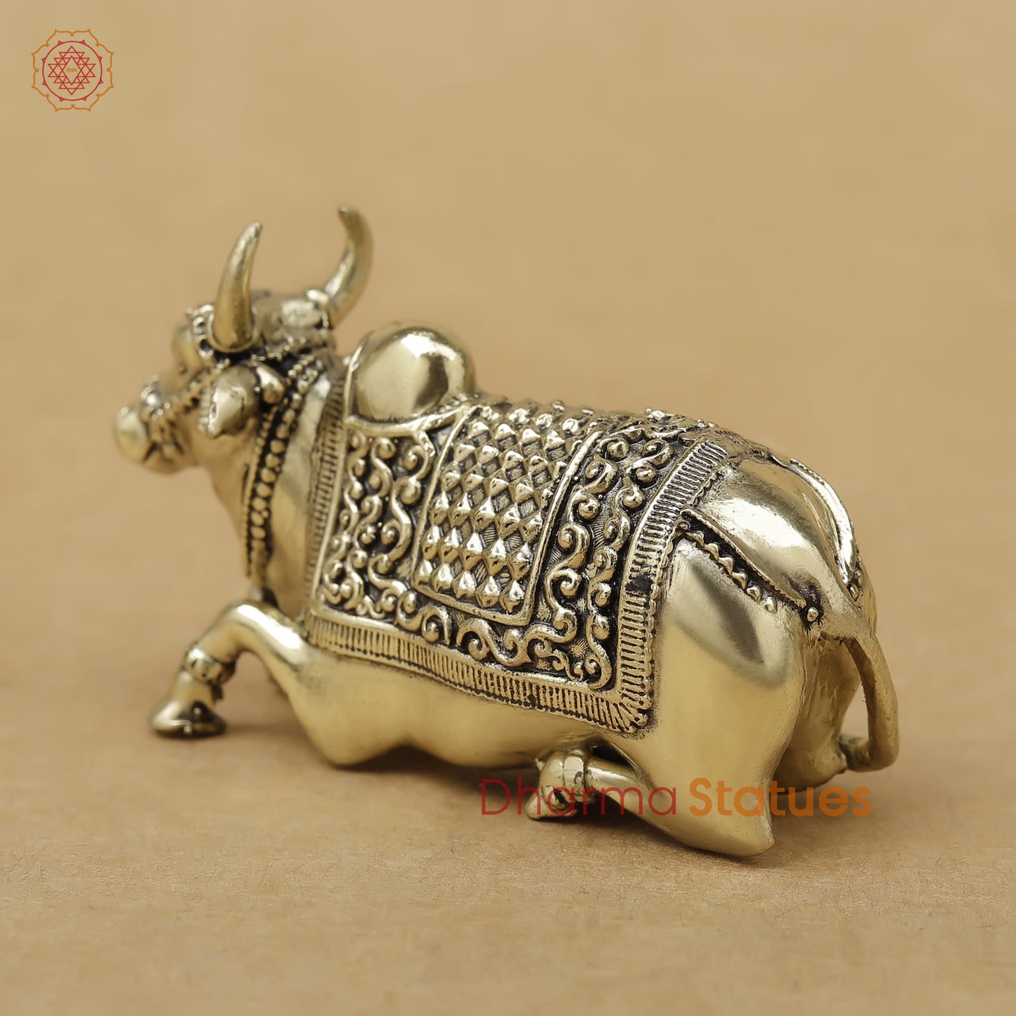 Brass Nandi, 2"