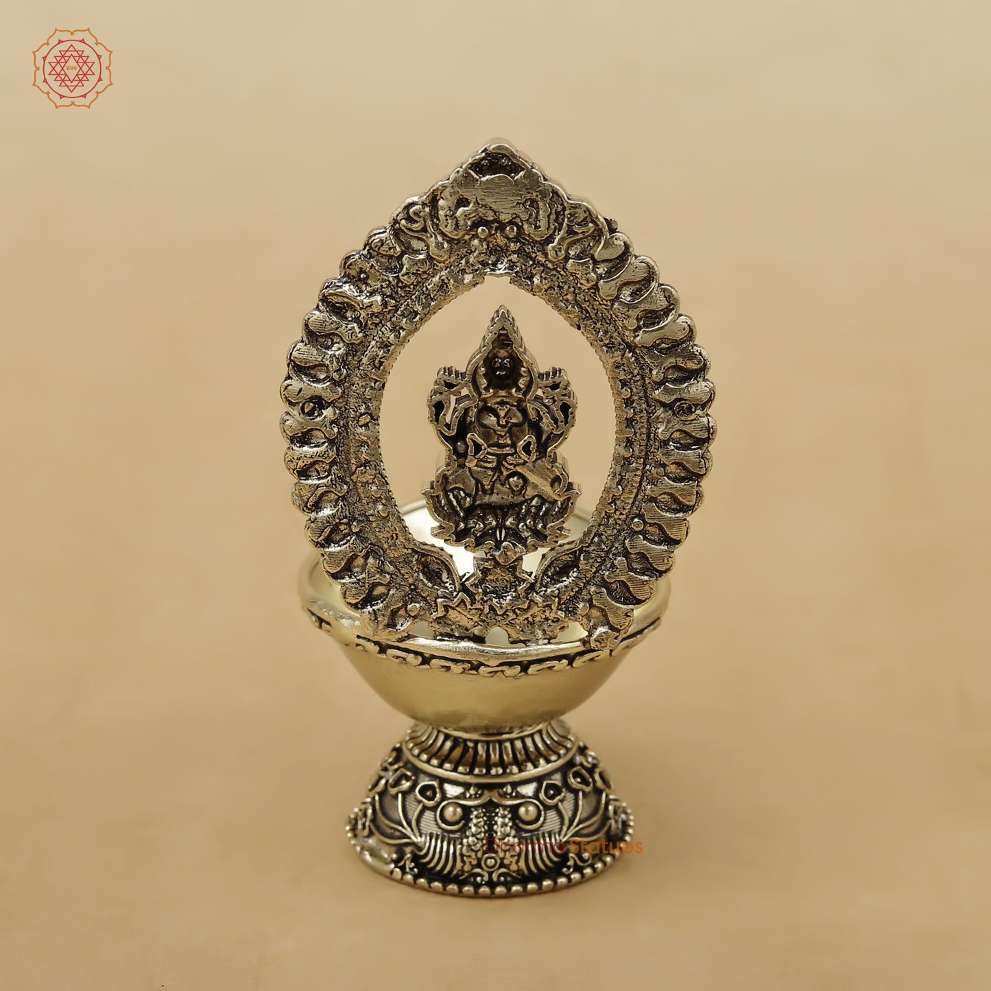 Brass Laxmi Diya Fine, 4.5"