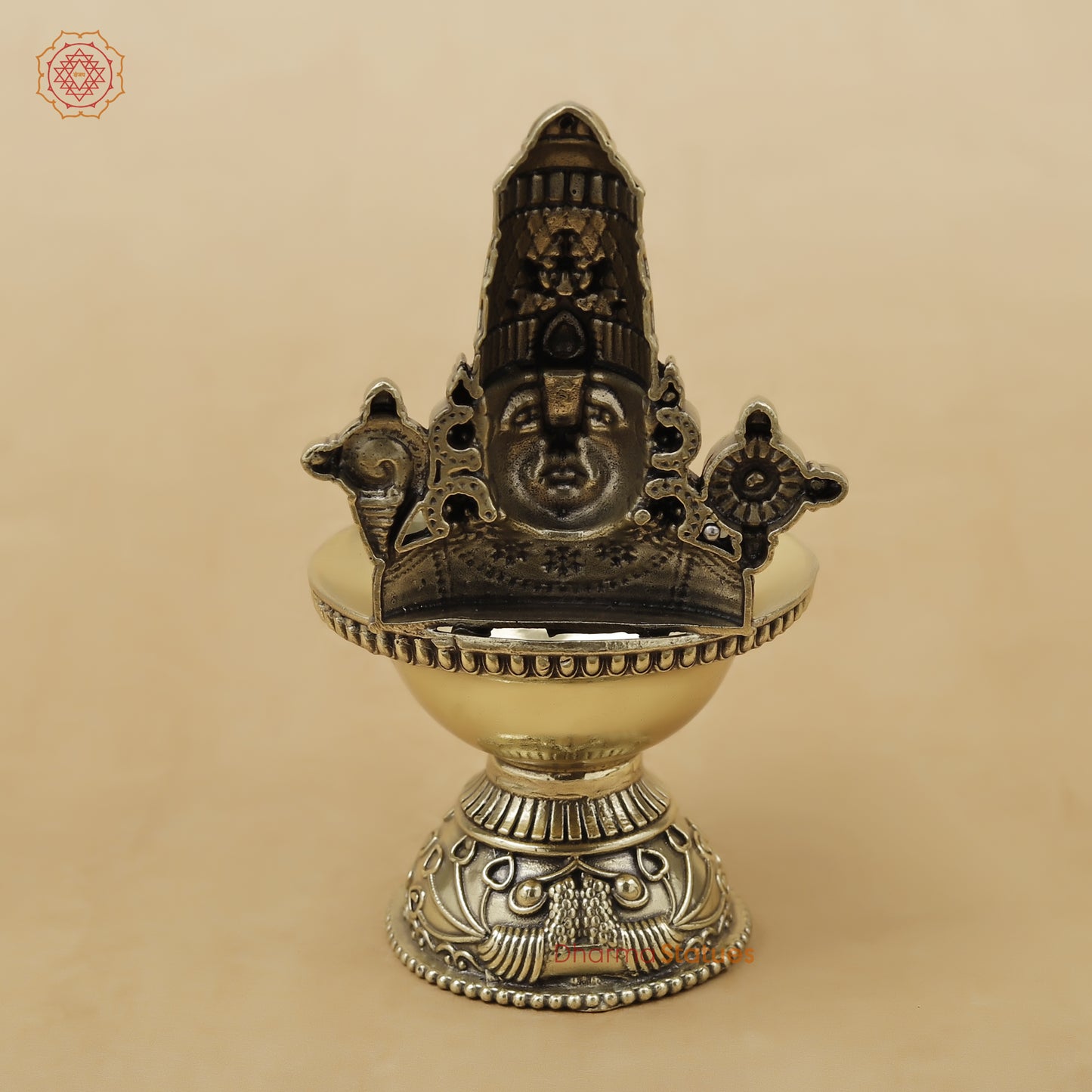 Brass Balaji Diya Fine, 5.5"