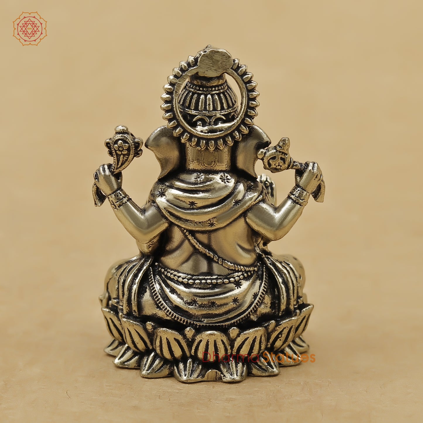 Brass Ganesh Fine, 3"