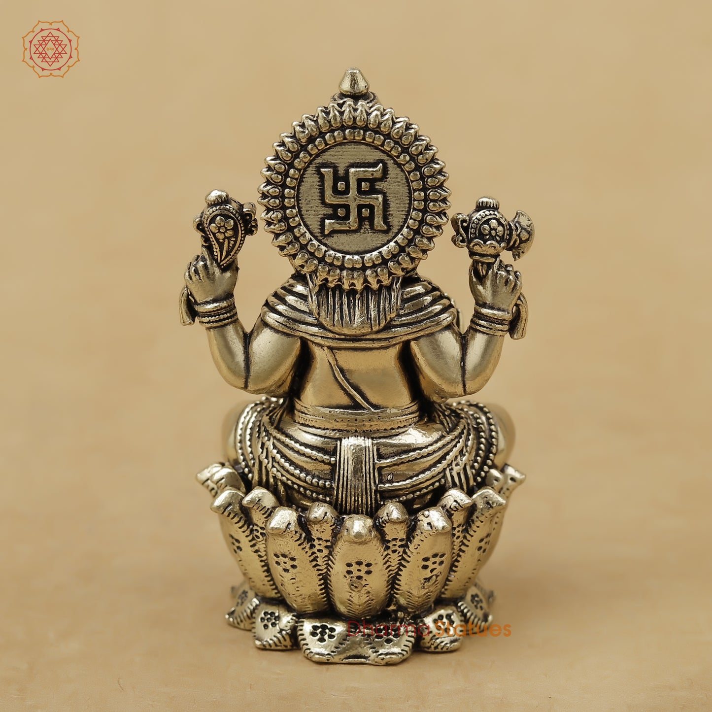 Brass Ganesh Fine, 2.5"