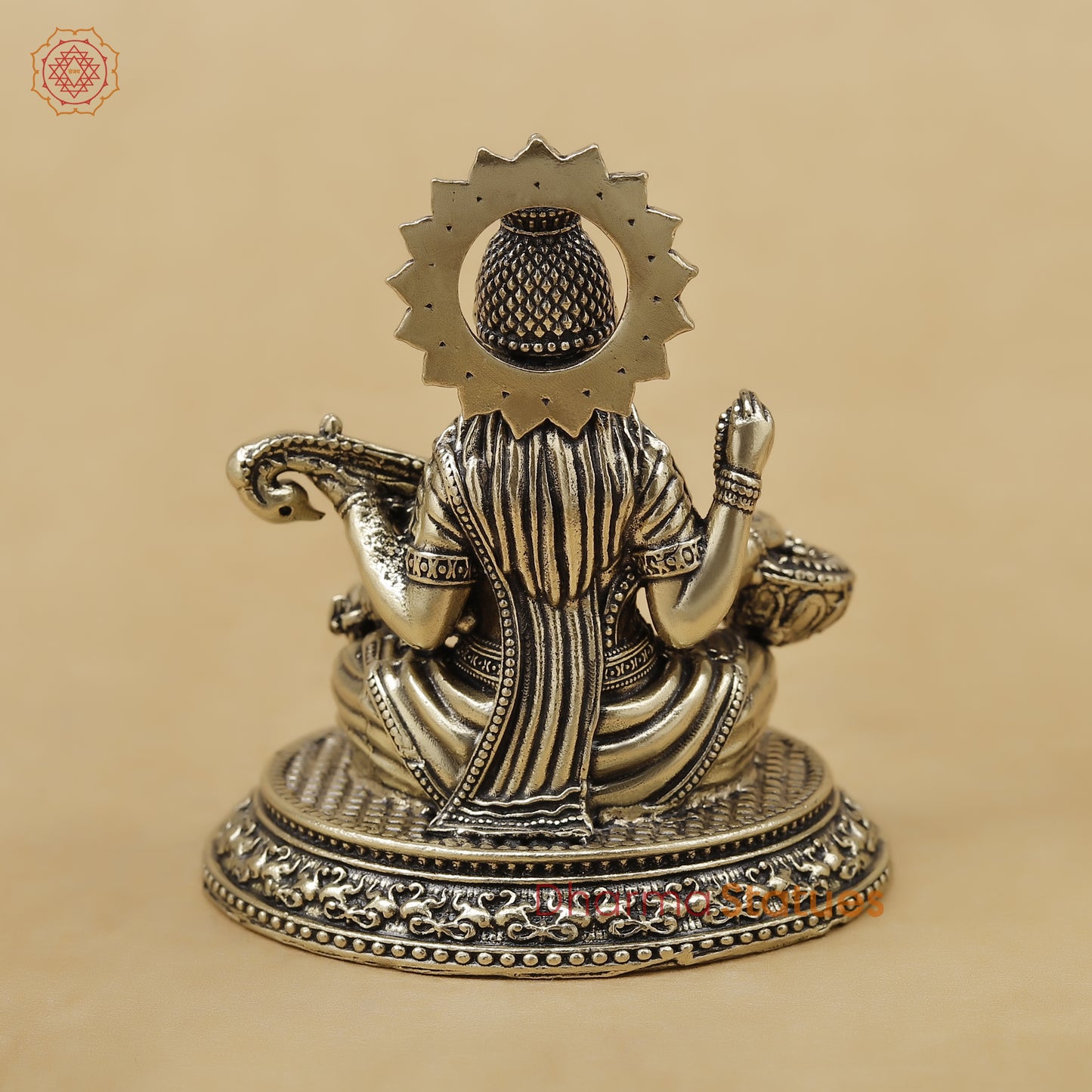 Brass Saraswati Fine, 2.5"