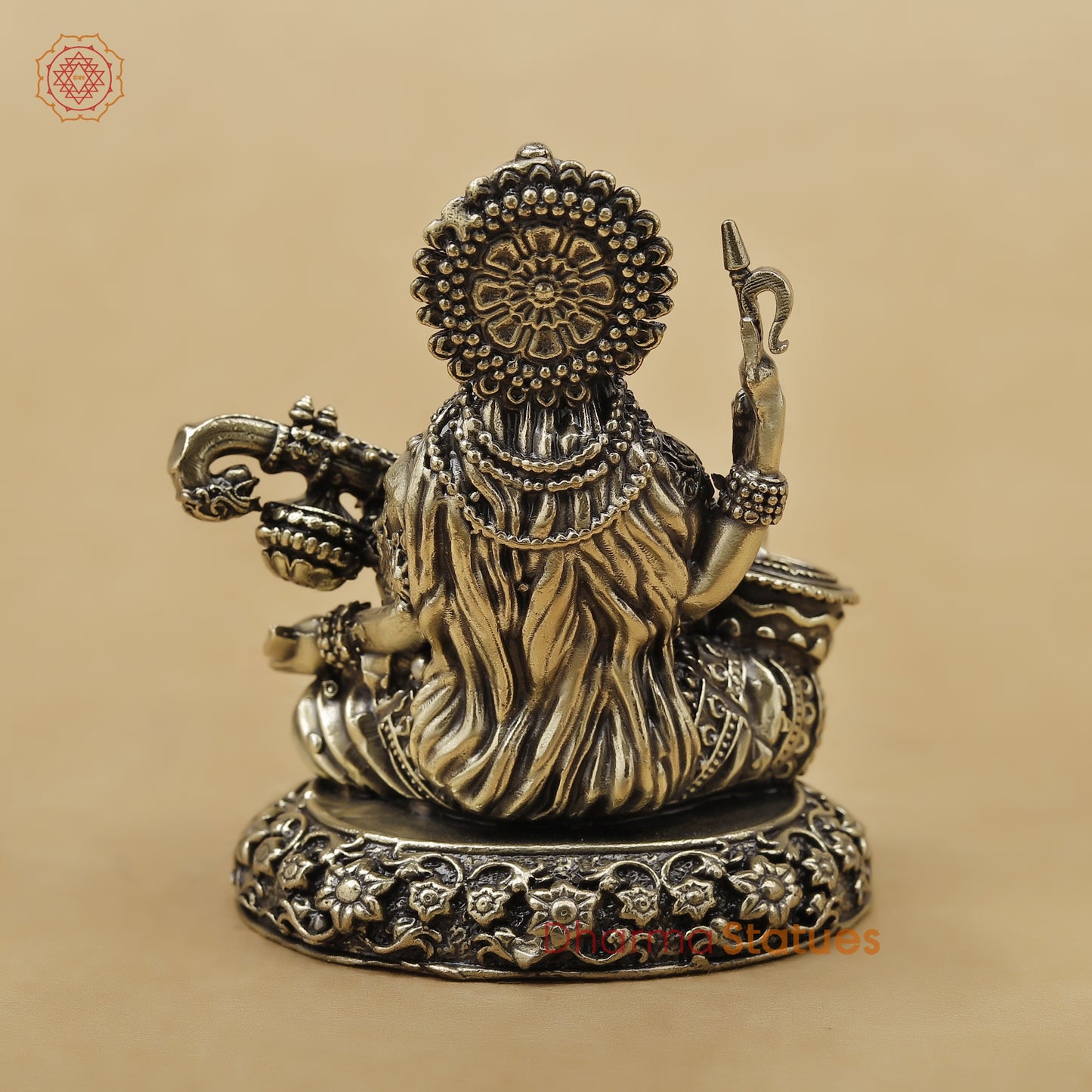 Brass Saraswati Fine, 3"