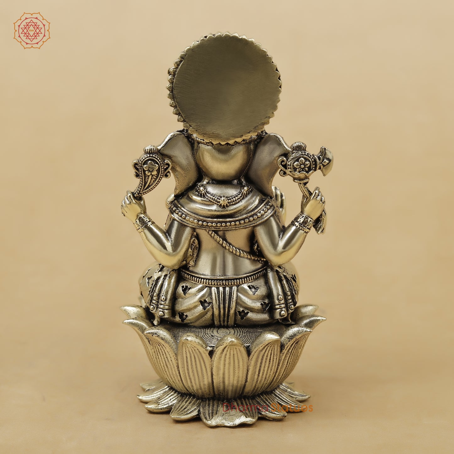 Brass Ganesh Fine, 4"