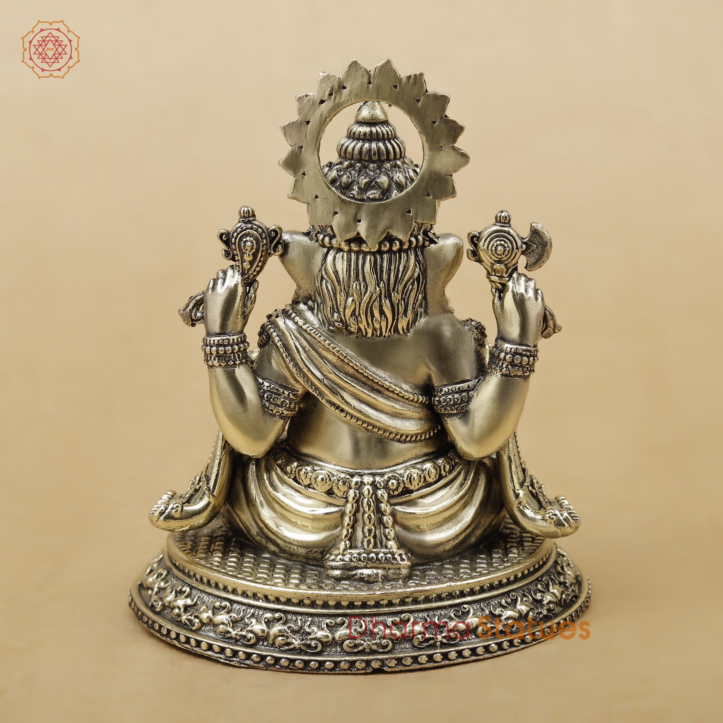 Brass Ganesh Fine, 4.5"