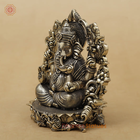 Brass Ganesh Fine, 4"