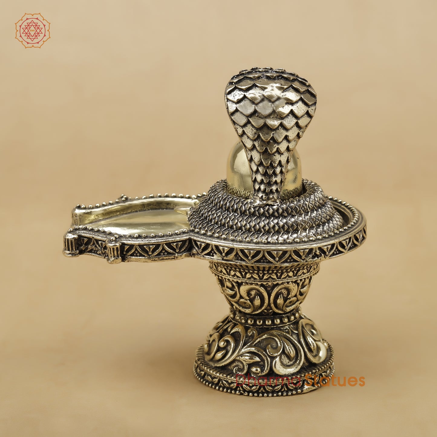 Brass Shivling Fine, 4.5"