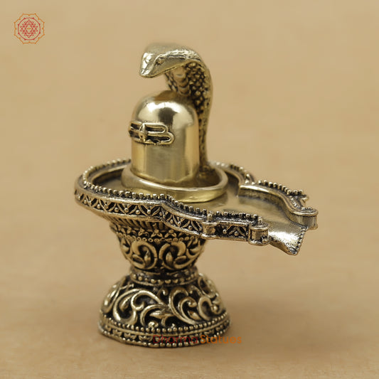 Brass Shivling Fine, 2.5"