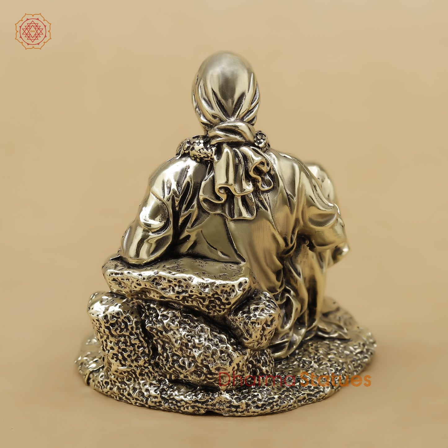 Brass Sai Baba Fine, 3"