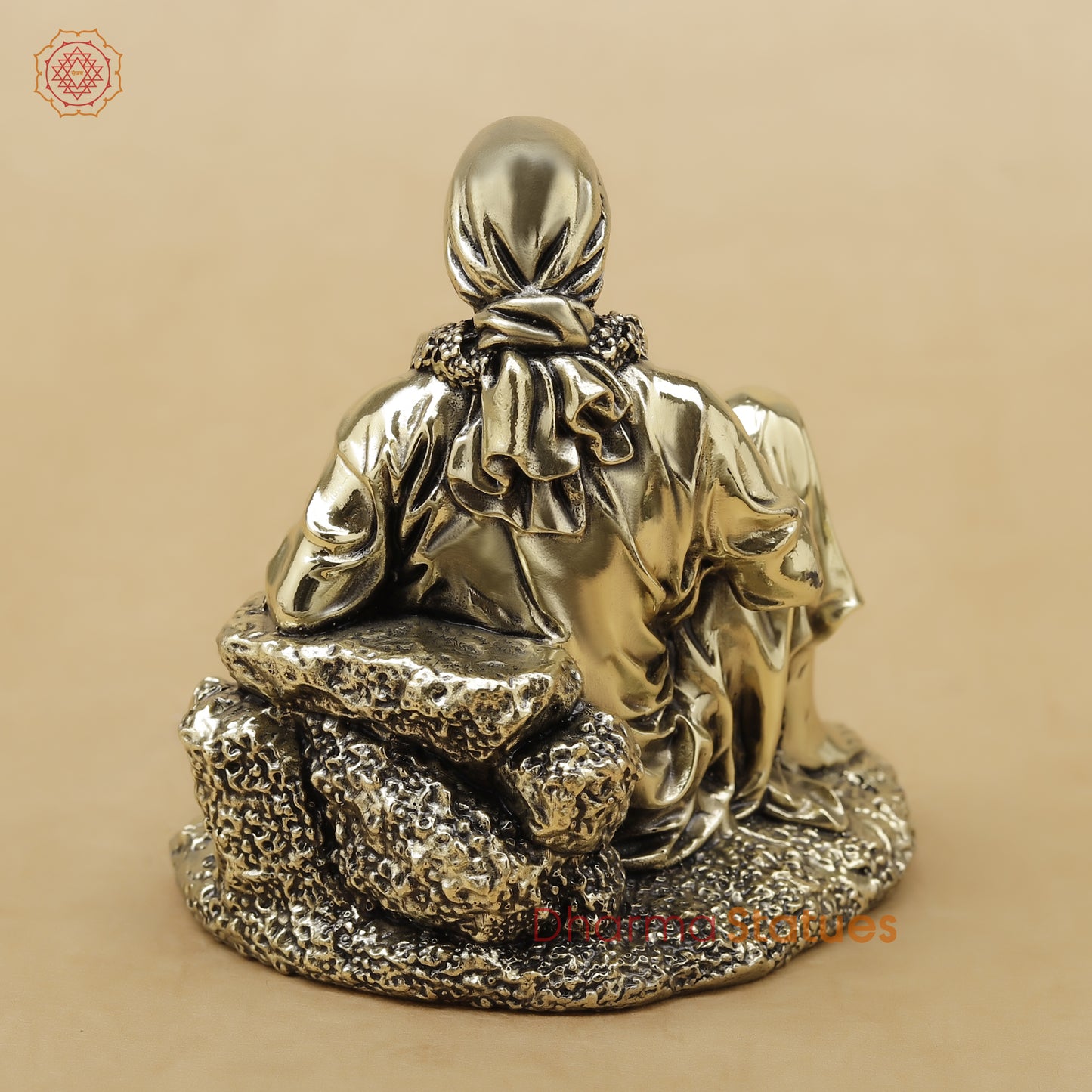 Brass Sai Baba Fine, 4"